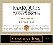 Concha y Toro 2007 Marques de Casa Concha Carmenere